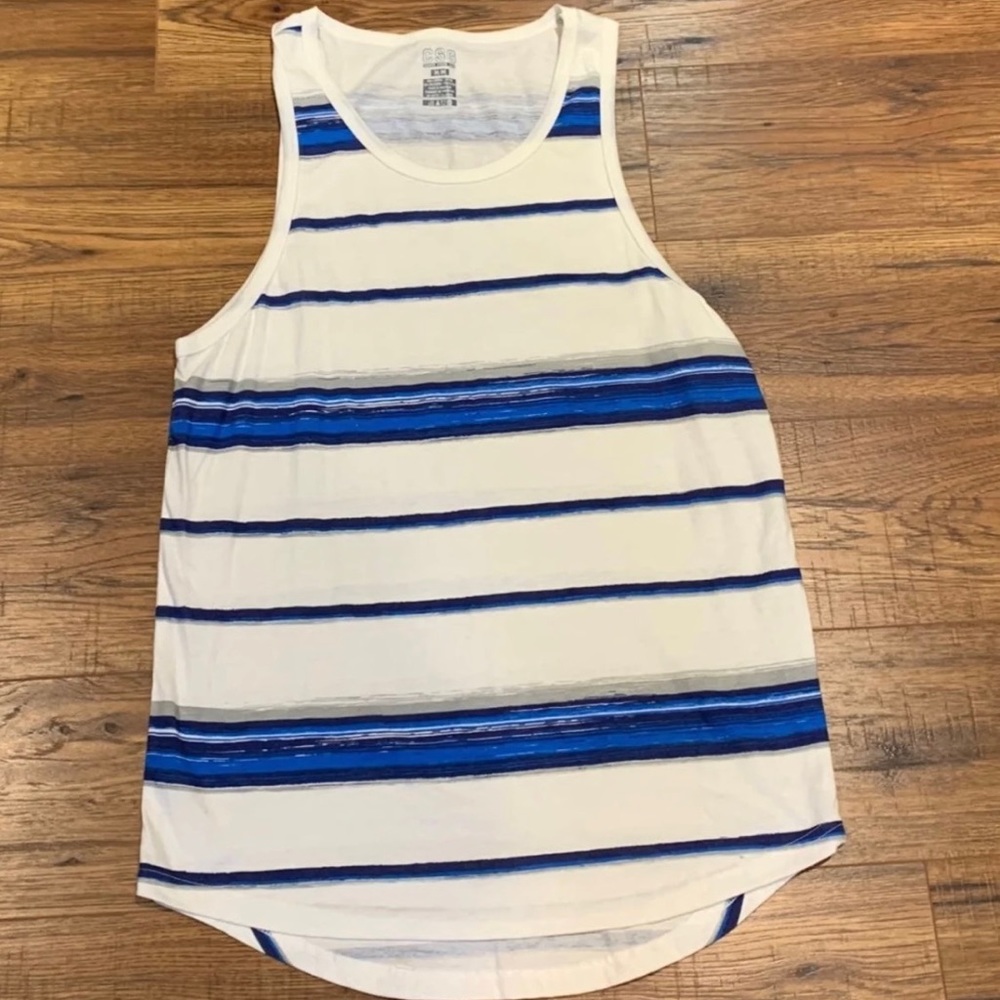 Champ Sports Striped Tank Top size medium